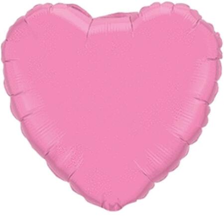 MAYFLOWER DISTRIBUTING 18 in. Rose Heart Shape Foil Balloon, 5PK 15340